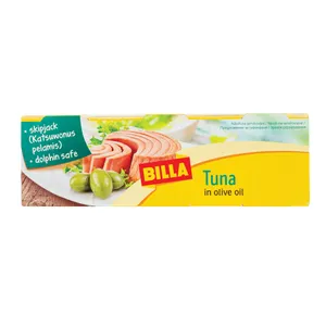 Tunas alyvuogių aliejuje BILLA, 3x80 g