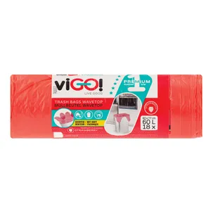 Kvapieji šiukšlių maišeliai VIGO!,  60 l, 18 vnt