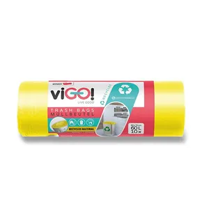 Rūšiavimo maišeliai VIGO!, 60 l, 10vnt geltoni