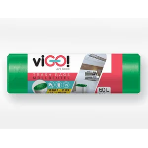 Rūšiavimo maišeliai VIGO!,  60 l, 10 vnt, žali