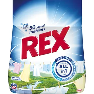 Skalbimo milteliai REX AMAZONIA FRESHNESS, 20 skalbimų, 1100 g