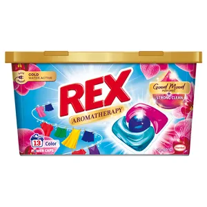 Rex power caps aromatherapy color skalbimo kapsulės, 13 skalbimų