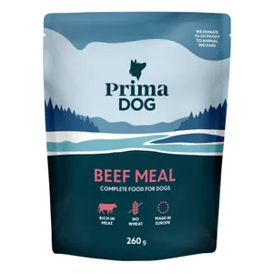 Jautienos ėdalas šunims PRIMA DOG, 260 g