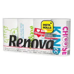 Popieriniai rankšluosčiai 2 sl.40 lapų RENOVA DESIGN, 4 vnt.