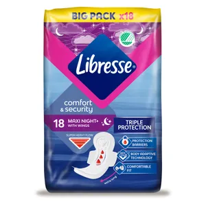 Paketai LIBRESSE MAXI NIGHT, 18 vnt
