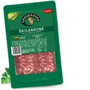 Šaltai rūkyta Krekenavos skilandinė dešra griežinėliuose, 105 g