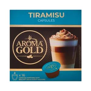 Kavos kapsulės AROMA GOLD Tiramisu (256 g.), 16 vnt.