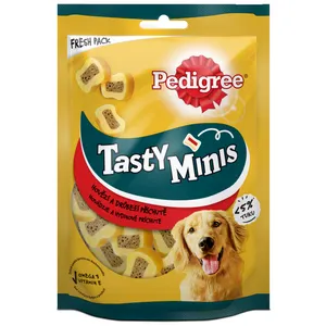 Kramtalai su jautienos ir paukštienos skoniu pedigree tasty minis, 155 g