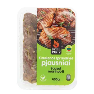 Grill Party kiaulienos sprandinės pjausiai marinuoti, 400 g