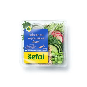 Salotos su kepta lašiša BOWL IKI ŠEFAI, 280 g