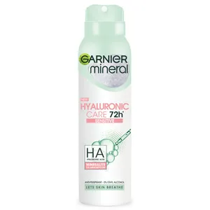 Garnier mineral hyaluronic care purškiamas dezodorantas, 150 ml