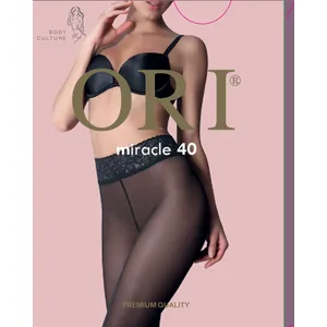 Moteriškos pėdkelnės ORI MIRACLE 40 DEN, 3 dydis, spalva NERO