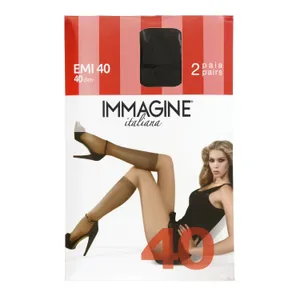 Moteriškos puskojinės IMMAGINE ART.EMI 40 DEN, vienas dydis, spalva NEUTRO