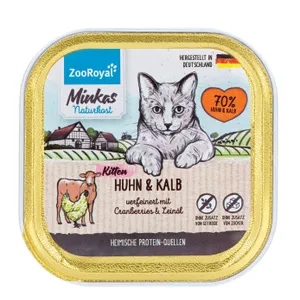 Kačių ėdalas su vištiena ir veršiena MINKA'S, 100 g