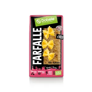 Makaronai DOBELE Durum Farfalle Nr.103, 500 g