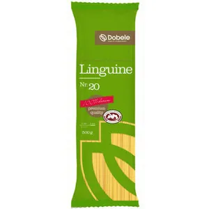Makaronai DOBELE Durum Linguine, 500 g