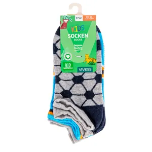 Trumpos vaikiškos kojinės VIVESS 23-26, 3 poros