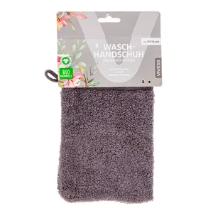 Prausimosi pirštinė VIVESS 21x16 cm pilka