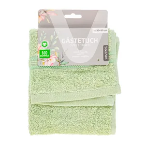 Rankšluostis VIVESS 30x50 cm žalias