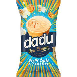 DADU karamelizuotų spragėsių skonio plombyras vafliniame indelyje, 70 ml
