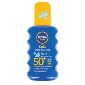 Apsauginis purškiamas losjonas vaikams nuo saulės, SPF50+, NIVEA SUN KIDS PROTECT & CARE, 200 ml