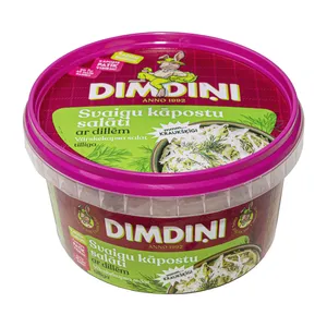 Šviežių kopūstų salotos su krapais, 400 g