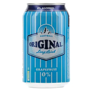 Nealkoholinis kokteilis HARTWALL GRAPEFRUIT 0%, 0,33 l