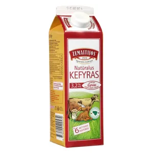 Žemaitijos kefyras 3,2% rieb., 0,9 kg