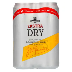 Alus ŠVYTURYS EKSTRA DRY (5%), 4 x 568 ml