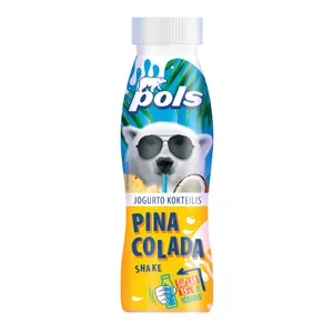 Ananasų-kokosų jogurto kokteilis POLS, 220 g
