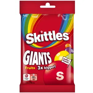 Vaisių skonio saldainiai Skittles Giants, 116g