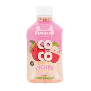 Ličių sulčių gėrimas su kokosų gabaliukais MAIKAI COCO, 280 ml