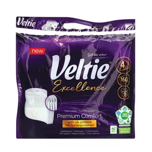 Tualetinis popierius VELTIE EXCELLENCE 4SL.,9VNT., 160 LAP.