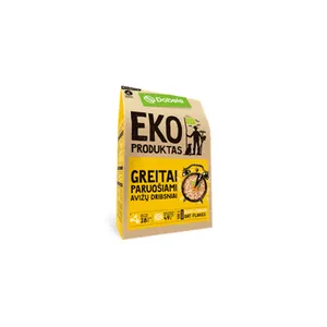 Greitai paruošiami ekologiški avižų dribsniai DOBELE, 500 g