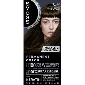 Plaukų dažai SYOSS COLOR 3-89, bronzinė kava
