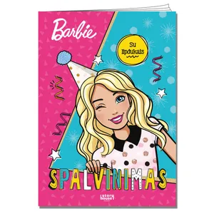 Knyga BARBIE. SPALVINIMAS SU LIPDUKAIS