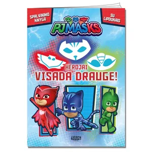 Knyga PJ MASKS. HEROJAI VISADA DRAUGE!