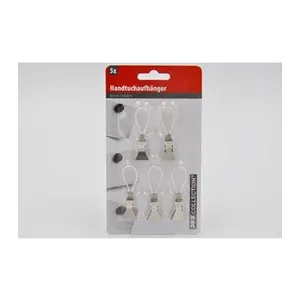 Pakabinami metaliniai spaustukai 5cm, 5 vnt
