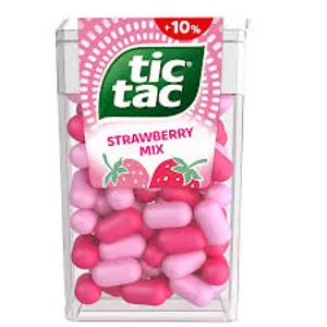 Saldainiai braškių mix TIC TAC, 54 g