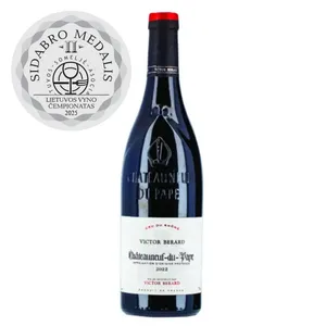 Raudonasis sausas vynas VICTOR BERARD CHATEAUNEUF DU PAPE (15%), 750 ml