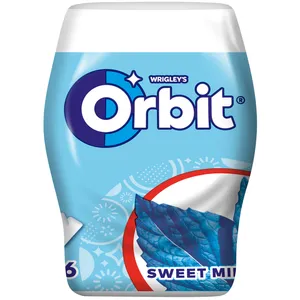Mėtų skonio kramtomoji guma ORBIT Sweet Mint, 64g