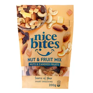 Riešutų ir vaisių mišinys NICE BITES, 200 g
