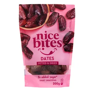 NICE BITES džiovintos datulės be kauliukų, 200 g