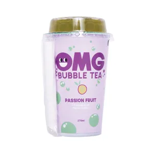 Arbatos gėrimas OMG, pasiflorų skonio su obuolių burbuliukais, 270 ml