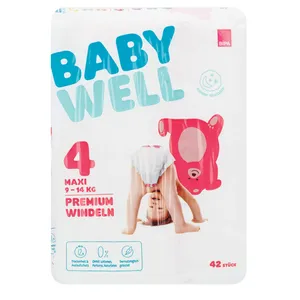 Sauskelnės BABYWELL Maxi 4 dydis, 42 vnt
