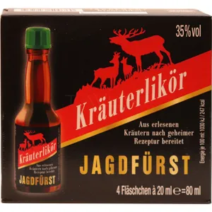Likeris KRAUTERLIKOR JAGDFURST 35%, 4x0,02 l