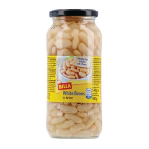 Baltosios pupelės BILLA, 580 ml