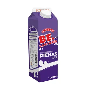 Pienas ROKIŠKIO BE LAKTOZĖS 2,5%, 1 l