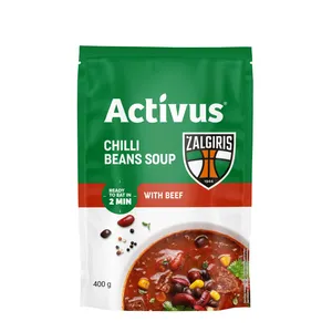 ACTIVUS & ŽALGIRIS aštri pupelių sriuba su jautiena, 400g