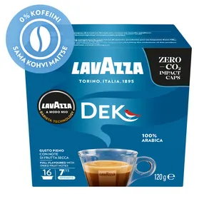 Kavos kapsulės LAVAZZA AMM „A Modo Mio Dek Cremoso“, 16 vnt x 120g